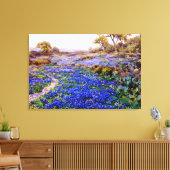 Toile Onderdonk - Bluebonnets à Twilight (Insitu(Salon))
