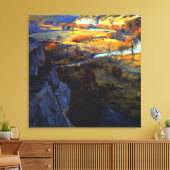 Toile Onderdonk - Falaises sur la Guadalupe (Insitu(Salon))