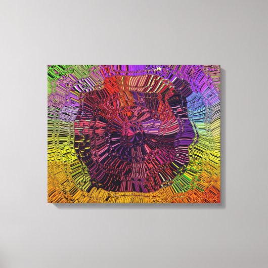 Toile Ondes radieuses (Recto)