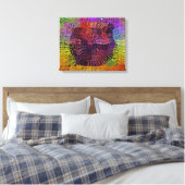 Toile Ondes radieuses (Insitu(Chambre))