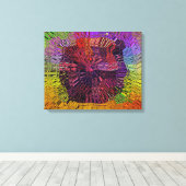 Toile Ondes radieuses (Insitu (Plancher de Bois))