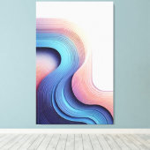 Toile Ondes spectrales (Insitu (Plancher de Bois))