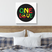 Toile One Love, Reggae design (Insitu(Chambre))