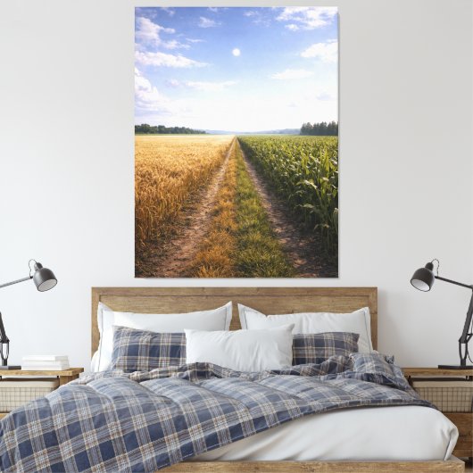 Toile One Path Forward – Minimalist Symbolic Landscape (Insitu(Chambre))