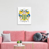 Toile Ontiveros Family Crest (Insitu(Salon))