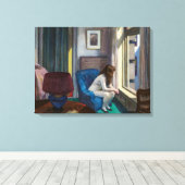 Toile Onze heures | Edward Hopper | (Insitu (Plancher de Bois))