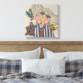 Toile "Ooh La" Whimsical Portrait Canvas Imprimer (Insitu(Chambre))