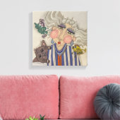 Toile "Ooh La" Whimsical Portrait Canvas Imprimer (Insitu(Salon))