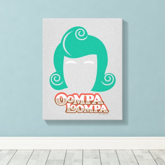Toile Oompa Loompa Hair Graphic (Insitu (Plancher de Bois))