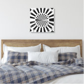 Toile Op art sunrise (Insitu(Chambre))