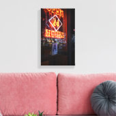 Toile Open 24 Heures Neon Diner Sign New York City NYC (Insitu(Salon))