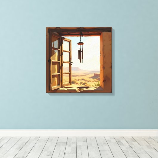 Toile Open Window in the Desert  (Insitu (Plancher de Bois))