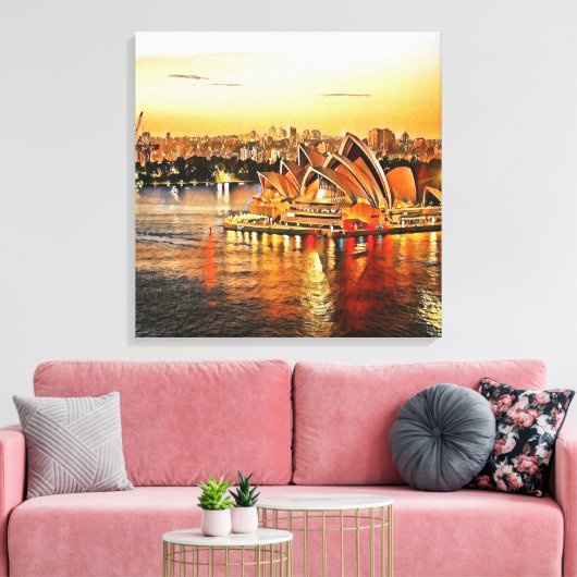Toile Opéra de Sydney, Australie (Insitu(Salon))