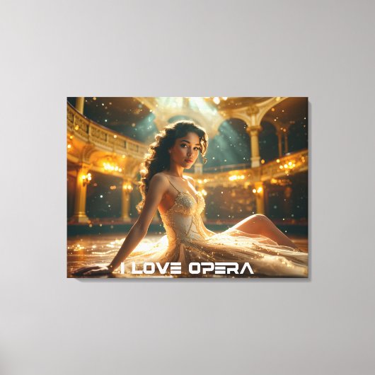 TOILE OPÉRA - J'AIME L'OPÉRA (Recto)