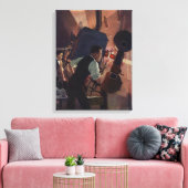 Toile Opérateur de projection de cinéma, entreprise vint (Insitu(Salon))