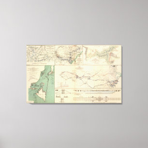 Toile Opérations de l'Armée de potomac