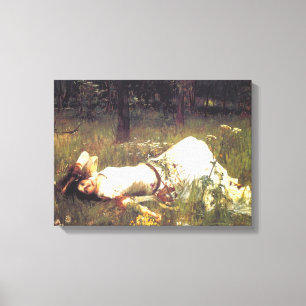 Toile Ophelia 1889 Par John William Waterhouse