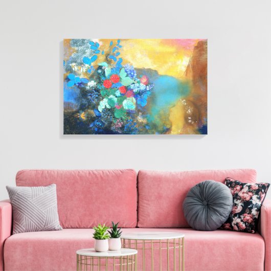 Toile Ophélie parmi les fleurs | Odilon Redon (Insitu(Salon))