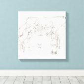 Toile Opium fumant (Insitu (Plancher de Bois))