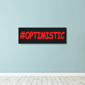 Toile "#OPTIMISTIC" Belle Conception. Commandez dès main (Insitu (Plancher de Bois))
