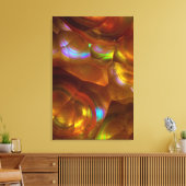 Toile Optique de feu orange Iridescente (Insitu(Salon))