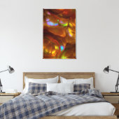 Toile Optique de feu orange Iridescente (Insitu(Chambre))