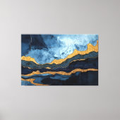 Toile Or bleu (Recto)