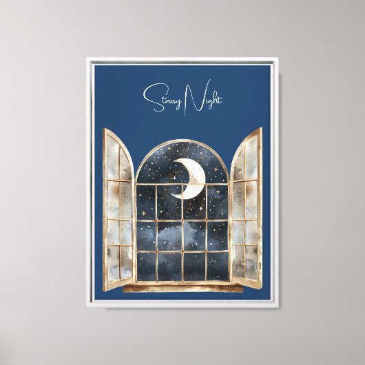 Toile Or Bleu Étoiles Argent (Recto)