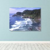 Toile OR, côte de l'Oregon, phare de Heceta Head, sur (Insitu (Plancher de Bois))