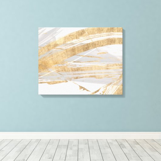 Toile Or et gris (Insitu (Plancher de Bois))