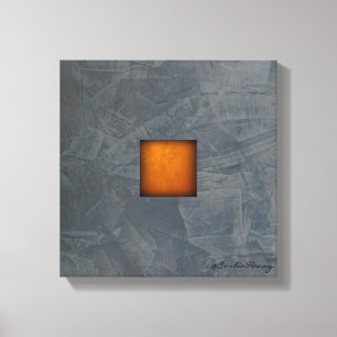 Toile Or gris ardoise Stucco Art moderne en or