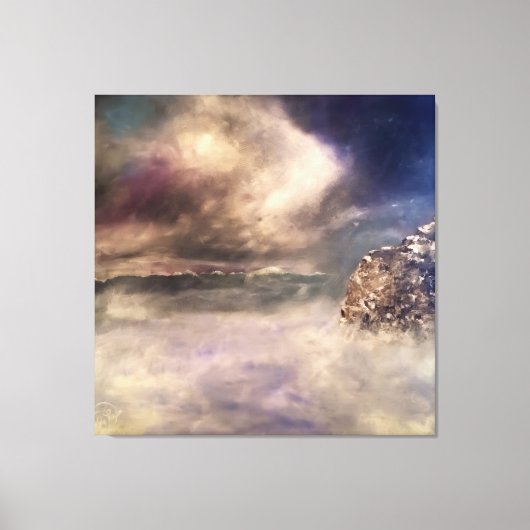 Toile Orages Lointains (Recto)