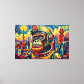 TOILE ORANG-OUTAN DE L'ESPACE -4 (Recto)