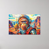 TOILE ORANG-OUTAN DE L'ESPACE -5 (Recto)