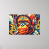 TOILE ORANG-OUTAN DE L'ESPACE -8 (Recto)