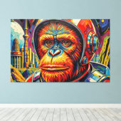 TOILE ORANG-OUTAN DE L'ESPACE -8 (Insitu (Plancher de Bois))