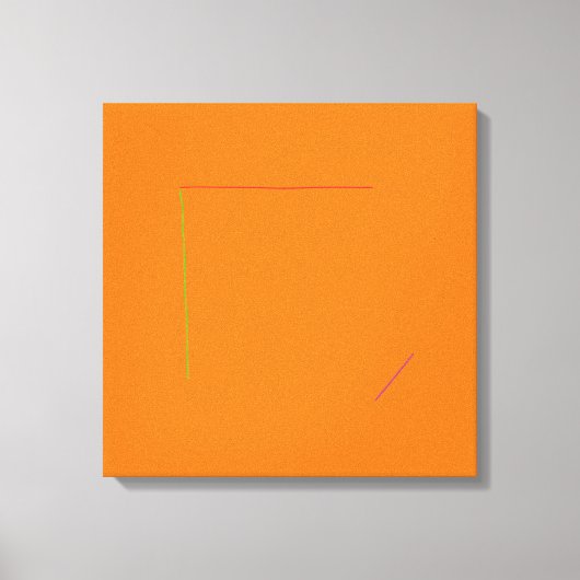 Toile Orange (Recto)