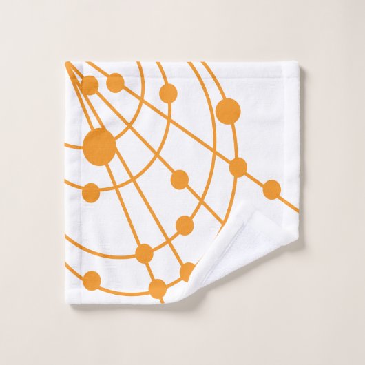 Toile Orange (Gant de toilette)