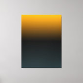 Toile ORANGE BLACK BLUEGREEN Gradient original de Canvas (Recto)