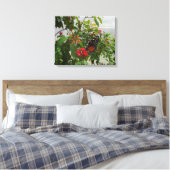 TOILE ORANGE BUTTERFLY (Insitu(Chambre))