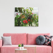 TOILE ORANGE BUTTERFLY (Insitu(Salon))
