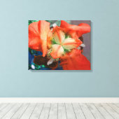 Toile orange en fer (Insitu (Plancher de Bois))