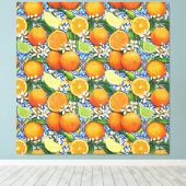 Toile Orange et citrons (Insitu (Plancher de Bois))