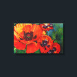 Toile Orange Oriental Poppies Art<br><div class="desc">Pavot Oriental orange sur toile enveloppée. En tant que jardinier, le pavot oriental flamboyant et glorieux est mon préféré de toutes les fleurs. Ma seule plainte, c'est qu'il n'y a que peu de temps. Leurs fleurs sont impossibles à ignorer. J'adore les petits pétales en papier qui trouvent leurs détails à...</div>