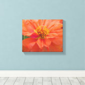 Toile Orange Portulaca (Insitu (Plancher de Bois))
