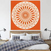 Toile Orange Squirrel Tristyns Mandala (Insitu(Chambre))