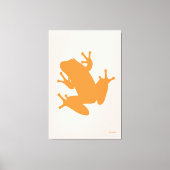 Toile Orange Tree Frog Gallery Wrap Canvas (Recto)
