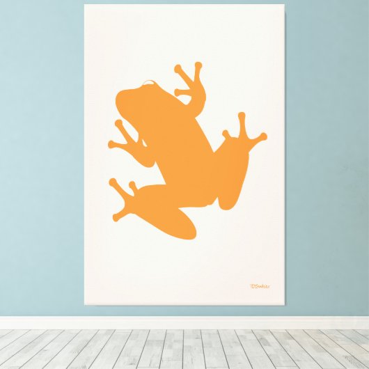 Toile Orange Tree Frog Gallery Wrap Canvas (Insitu (Plancher de Bois))