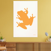 Toile Orange Tree Frog Gallery Wrap Canvas (Insitu(Salon))