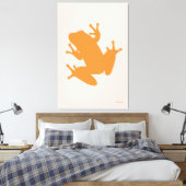Toile Orange Tree Frog Gallery Wrap Canvas (Insitu(Chambre))